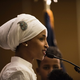 Ilhan Omar, giving her acceptance in Minneapolis on election night Nov. 8, 2016, after becoming the first Somali-American Muslim woman to hold public office after winning election to become the state representative for District 60B in Minnesota.